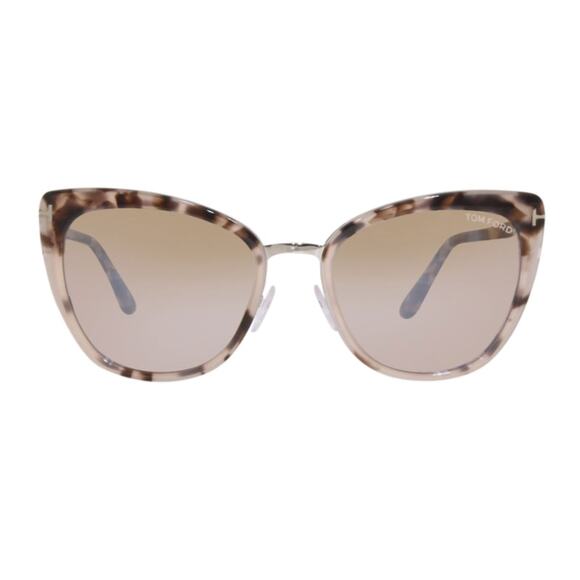 Women\'s Tom Ford Simona TF717 55G 57-20-140 *2 Sunglasses, Dark Havana Silver main image 8